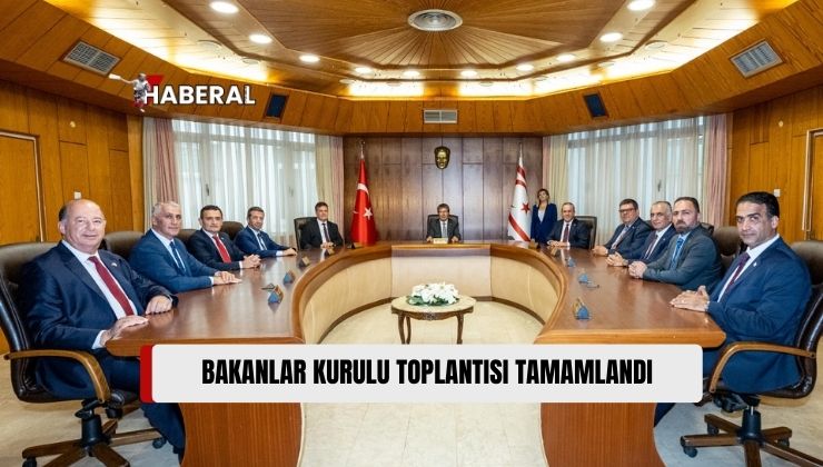 Bakanlar Kurulu Toplantısı Tamamlandı