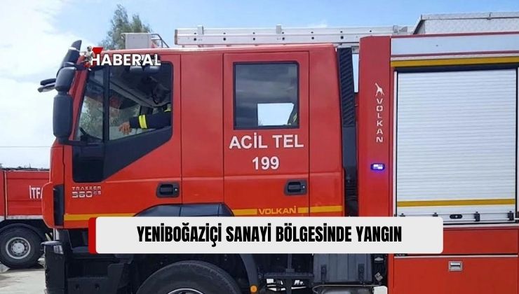 Yeniboğaziçi Sanayi Bölgesi’nde Yangın Meydana Geldi