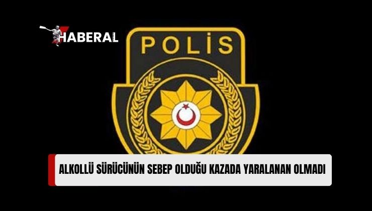 Boğazköy-Gönyeli Anayolundaki Oray Sitesi Kavşağında Alkollü Sürücü Kaza Yaptı, Yaralanan Olmadı