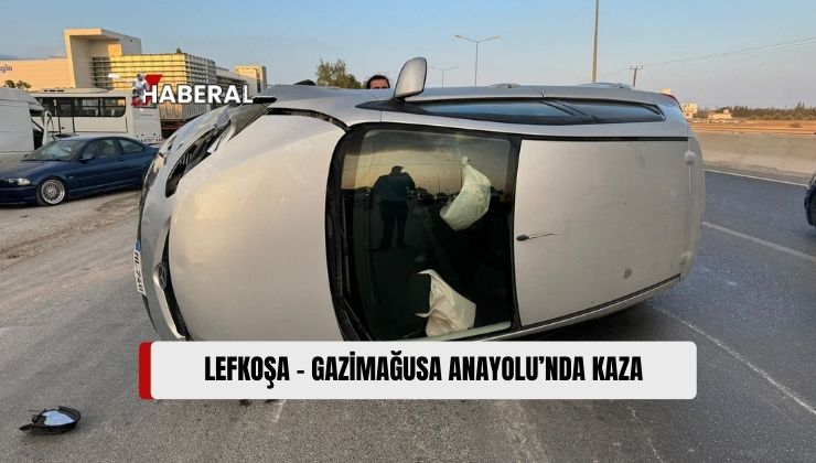 Lefkoşa – Gazimağusa Anayolu Üzerinde Saat 18.00 Sıralarında Trafik Kazası Meydana Geldi