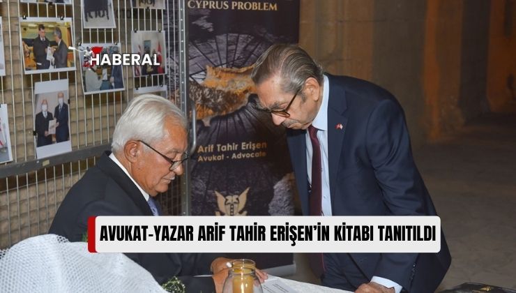 Avukat-Yazar Arif Tahir Erişen’in Kaleme Aldığı “Kıbrıs Probleminin Hakiki Gerçekleri” Adlı Kitabı Tanıtıldı