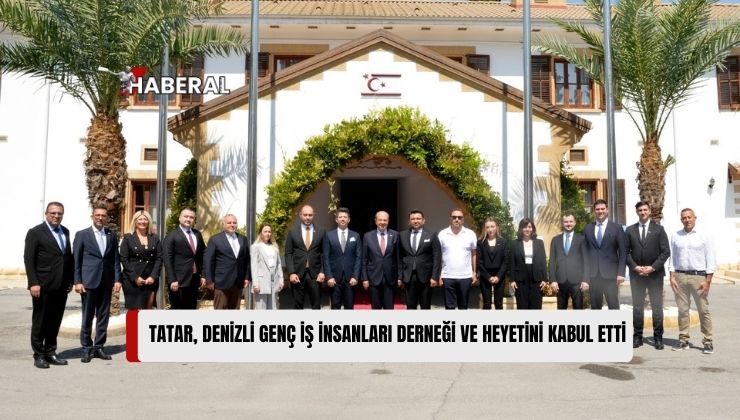 Cumhurbaşkanı Ersin Tatar, Denizli Genç İş İnsanları Derneği (DEGİAD) Heyetini Kabul Etti