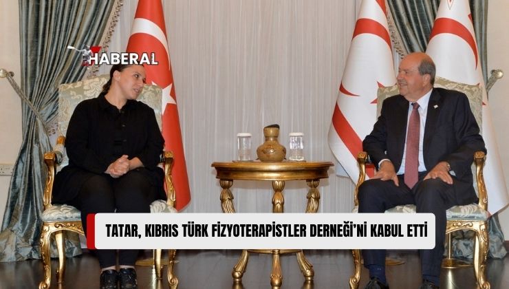 Cumhurbaşkanı Tatar, Kıbrıs Türk Fizyoterapistler Derneği Heyetini Kabul Etti