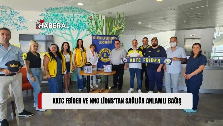 KKTC FBİDER ve Nicosia New Generation Lions Kulübü  Çocuk Onkoloji Hastanesi’ne İnfüzyon Pompası Kemoterapi Cihazları Bağışladı