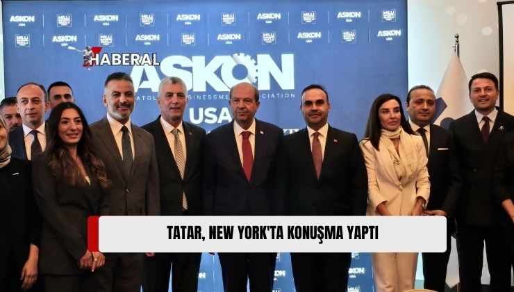 Cumhurbaşkanı Tatar, New York’ta “Amerikan Türk İş Dünyası Buluşması”nda Konuşma Yaptı