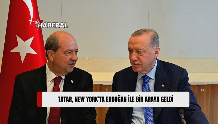 Cumhurbaşkanı Ersin Tatar, New York’taki Türkevi’nde Türkiye Cumhuriyeti Cumhurbaşkanı Recep Tayyip Erdoğan ile Bir Araya Geldi