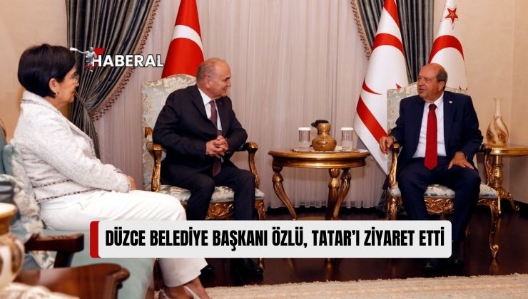 Cumhurbaşkanı Tatar, Düzce Belediye Başkanı Özlü’yü Kabul Etti