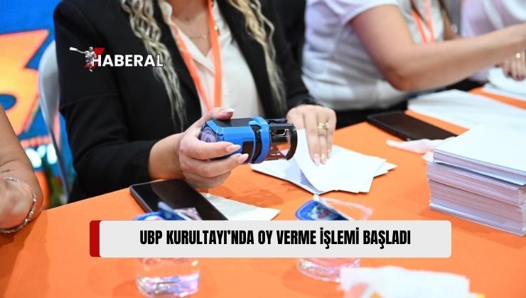 Ulusal Birlik Partisi (UBP) 23’üncü Olağan Kurultayı’nda Saat 12.45 İtibarı ile Oy Verme İşlemi Başladı