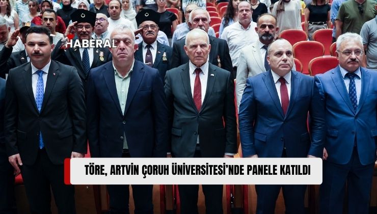 Töre, Artvin Çoruh Üniversitesi Tarafından Düzenlenen “Kıbrıs Barış Harekâtı’nın 50. Yılı” Paneline Katıldı