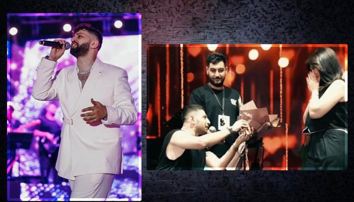 Burak Bulut konserinde herkesi şaşırttı! ‘Bu koca adam ilk defa diz çökecek’ deyip sevgilisine evlilik teklif etti! O anlar gündemde