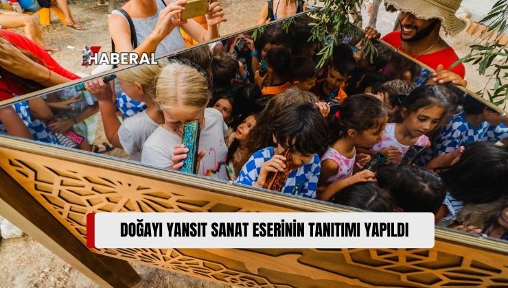 Alagadi Doğa Koruma Merkezi’nde “Doğayı Yansıt” Sanat Eserinin Tanıtımı Yapıldı