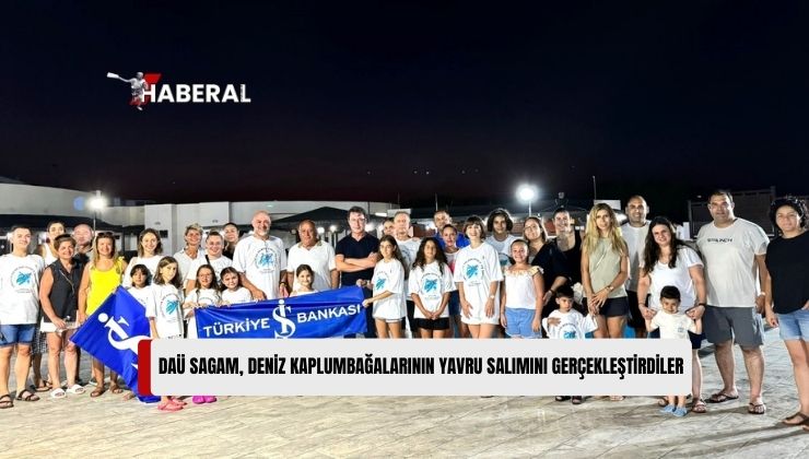 DAÜ SAGAM, Yaz Döneminde Deniz Kaplumbağalarının Yavru Salımını Gerçekleştirdi