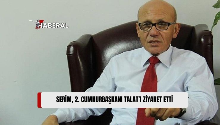 TC Lefkoşa Büyükelçisi Yasin Ekrem Serim, 2. Cumhurbaşkanı Mehmet Ali Talat’ı Ziyaret Etti