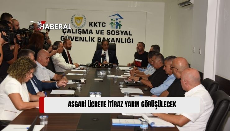 Asgari Ücret Tespit Komisyonu, Yarın Kıbrıs Türk İşverenler Sendikası Tarafından Asgari Ücrete Yapılan İtirazı Görüşmek İçin Toplanacak