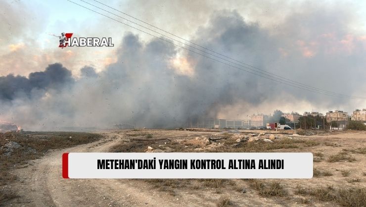 Metehan’daki Yangın Kontrol Altına Alındı