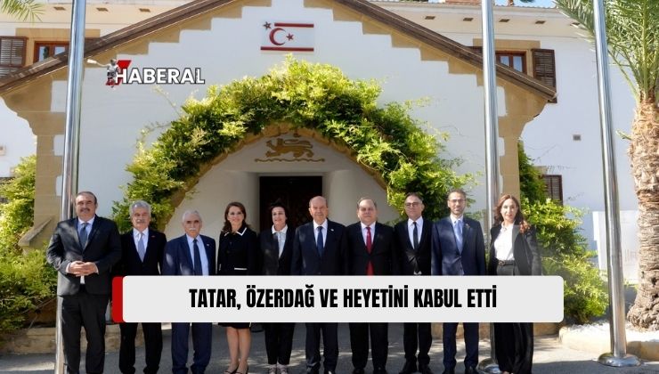 Cumhurbaşkanı Tatar, Yüksek Mahkeme Başkanı Özerdağ ile Adli Yılın Açılışı İçin Türkiye’den Gelen Konuk Heyeti Kabul Etti