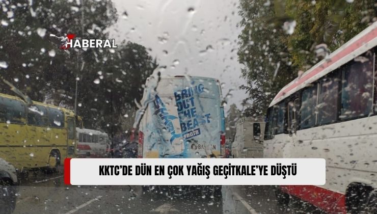 Geçitkale’de Metrekareye 39 Kilogram Yağmur Yağdı