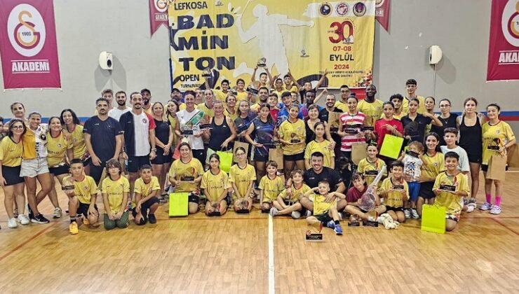 Lefkoşa Badminton Open’a 115 sporcu katıldı