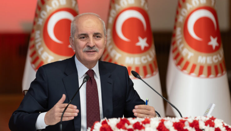 TBMM Başkanı Kurtulmuş : “Kıbrıs Türk toplumunu yok sayarak Kıbrıs konusunun artık çözülmeyeceği aşikardır”