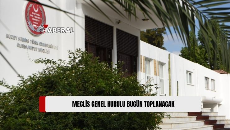 Meclis Genel Kurulu Bugün Toplanacak