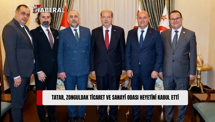 Cumhurbaşkanı Ersin Tatar, Zonguldak Ticaret ve Sanayi Odası Heyetini Kabul Etti