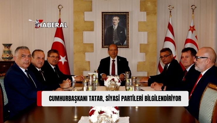 Cumhurbaşkanı Ersin Tatar, New York Temasları ile İlgili Siyasi Partileri Bilgilendiriyor