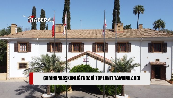 Cumhurbaşkanı Ersin Tatar’ın, Cumhuriyet Meclisi’nde Temsil Edilen Dört Siyasi Partinin Başkanlarıyla Yaptığı Toplantı Sona Erdi