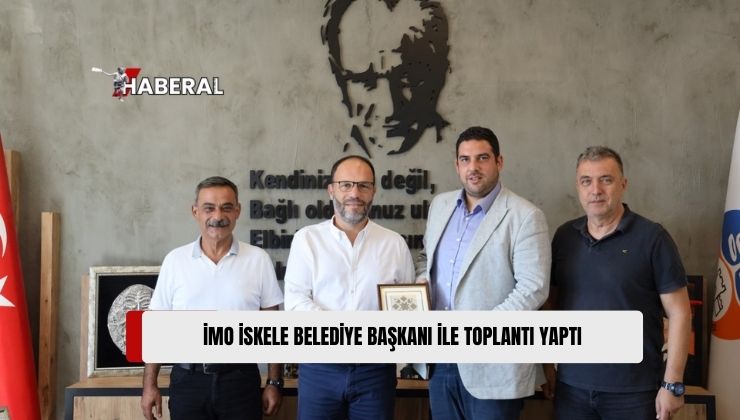 KTMMOB İnşaat Mühendisleri Odası Başkanı Doç. Dr. Abdullah Ekinci ve Yönetim Kurulu Üyeleri Nüshet İlktuğ ve Hüdaverdi Tozan, İskele Belediye Başkanı ile Görüşme Gerçekleştirdi