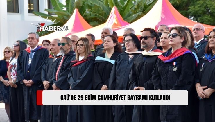 Türkiye Cumhuriyeti’nin Kuruluşunun 101’inci Yıl Dönümü, Girne Amerikan Üniversitesi’nde de (GAÜ) Kutlandı