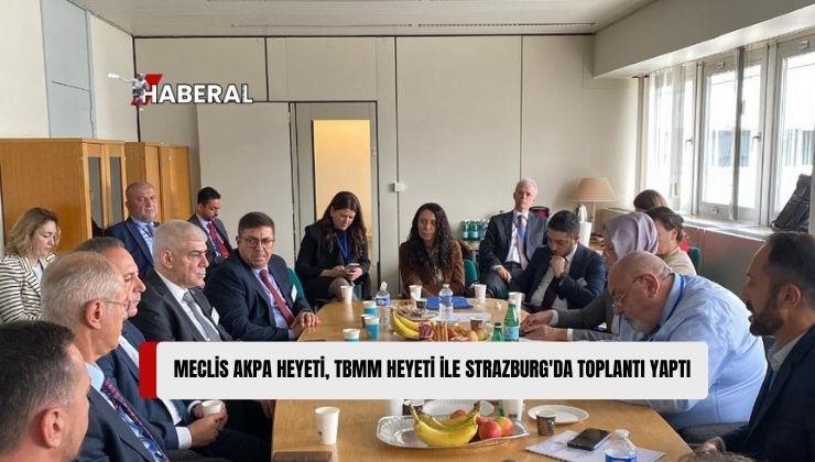 Cumhuriyet Meclisi’ni Avrupa Konseyi Parlamenter Asamblesi’nde (AKPA) Temsil Eden Heyet, TC’yi AKPA’da Temsil Eden Tuğrul Türkeş Başkanlığındaki Milletvekili Heyeti ile Strazburg’da Çalışma Toplantısı Yaptı