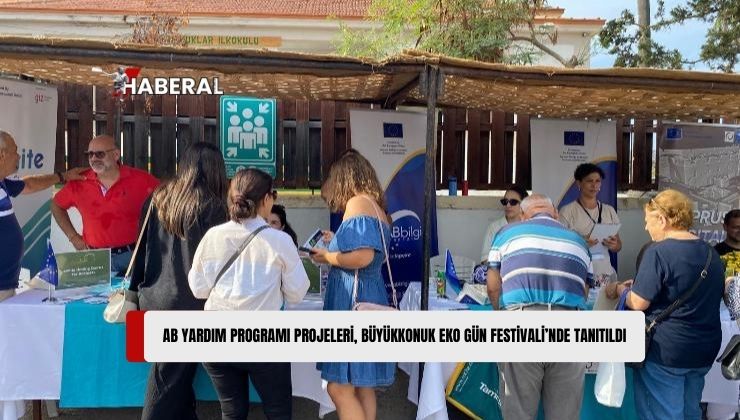 AB Yardım Programı Tarafından Finanse Edilen Bazı Projeler, Büyükkonuk’ta Düzenlenen Eko Gün Festivali’ne Katılarak, Kıbrıs Türk Toplumuna Sağlanan Uzun Vadeli Destekleri Tanıttı