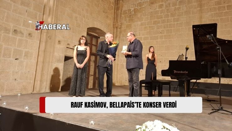 Piyanist Rauf Kasimov Cumartesi Gecesi Bellapais’te Konser Verdi