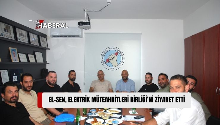 Kıbrıs Türk Elektrik Kurumu Çalışanları Sendikası (EL-SEN), Kıbrıs Türk Elektrik Müteahhitleri Birliği’ni (KTEMB) Ziyaret Etti