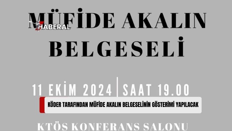 “Hayatımıza Değer Katan Kadınlarımız” Belgesel Serisi: Eğitimci Müfide Akalın Belgeseli Cuma Günü Gösterilecek