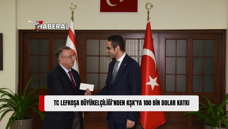 Türkiye Cumhuriyeti Lefkoşa Büyükelçiliği, Kayıp Şahıslar Komitesi’ne (KŞK) 100 Bin Dolar Katkı Yaptı