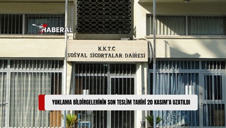 Gelir Alanların Yoklama Bildirgelerinin Son Teslim Tarihi 20 Kasım Çarşamba Tarihine Uzatıldı