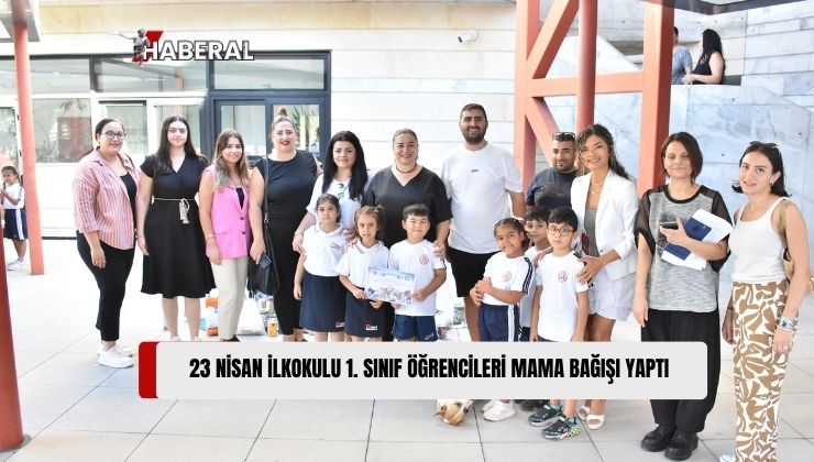 23 Nisan İlkokulu 1. Sınıf Öğrencileri, Girne Belediyesi Hayvan Barınağı ve Rehabilitasyon Merkezi’ne Mama Bağışı Yaptı