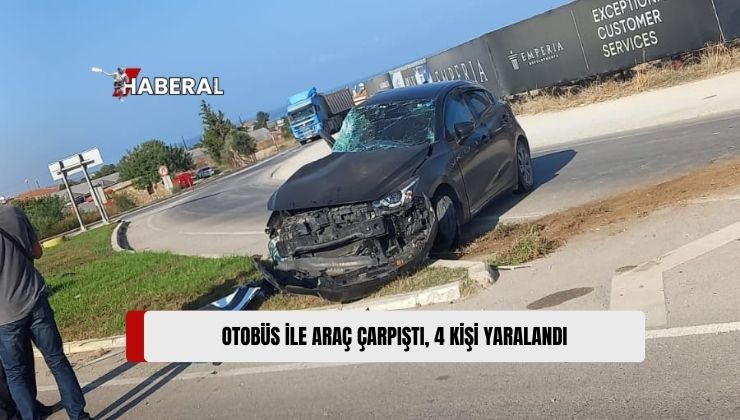 Tatlısu-Girne Ana Yolu Üzerinde Bulunan  Yol Kavşağında Kaza Yaşandı