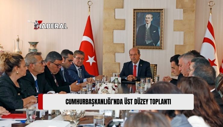 Cumhurbaşkanlığı’nda Taşınmaz Mal Komisyonu Faaliyetleriyle İlgili Üst Düzey Toplantı