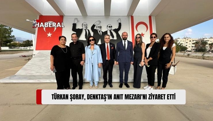 “Türk Sinemasının Sultanı” Türkan Şoray, Merhum Kurucu Cumhurbaşkanı Rauf Raif Denktaş’ın Anıt Mezarı’nı Ziyaret Etti