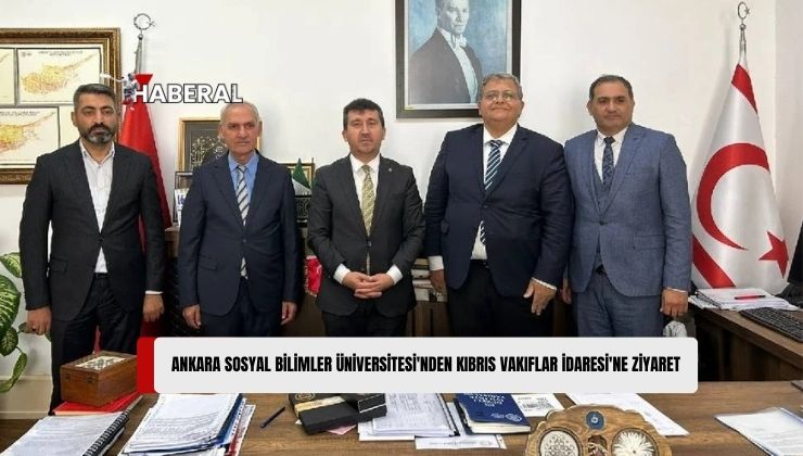 Ankara Sosyal Bilimler Üniversitesi (ASBÜ) Rektörü Prof. Dr. Musa Arıcan ve ASBÜ KKTC Rektörü Prof. Dr. Enver Arpa, Kıbrıs Vakıflar İdaresi Genel Müdürü Prof. Dr. Mustafa Tümer’i Ziyaret Etti