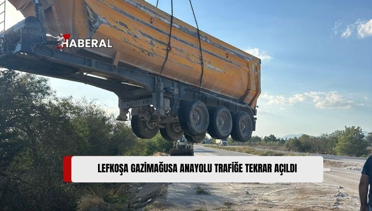 Lefkoşa – Gazimağusa Ana Yolunda Meydana Gelen Kazada Bir Kişi Yaralandı