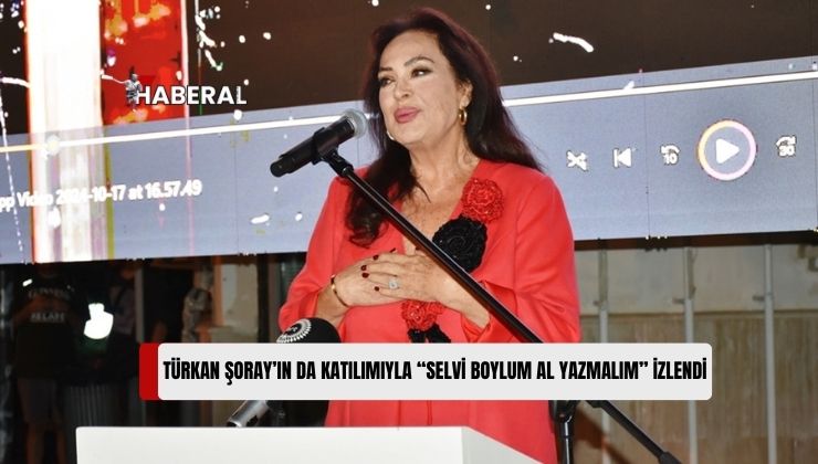 “Selvi Boylum Al Yazmalım” Türkan Şoray’ın Katılımıyla Girne Ramadan Cemil Meydanı’nda İzlendi