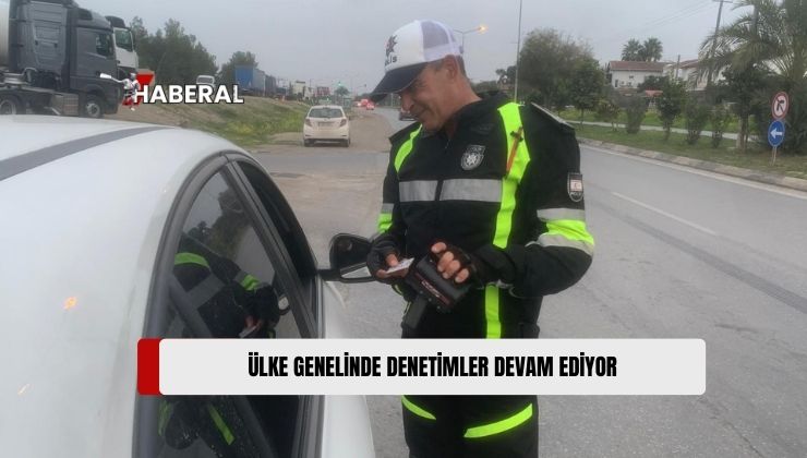 Dünkü Trafik Denetimlerinde 38 Araç Trafikten Men Edildi, 2 Sürücü de Tutuklandı