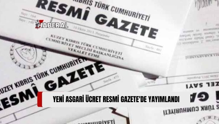 Asgari Ücret, Resmi Gazetede Yayımlandı