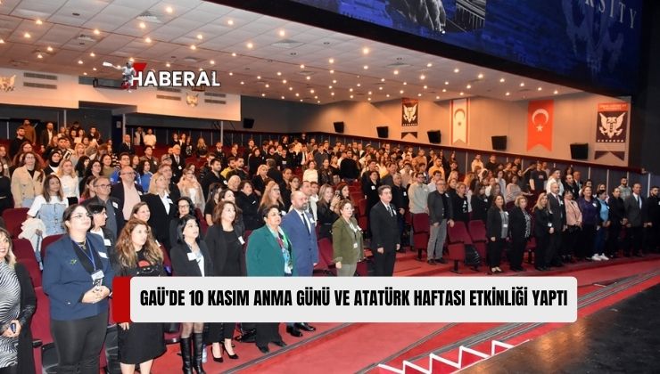 GAÜ Eğitim ve İletişim Fakülteleri, 10 Kasım Anma Günü ve Atatürk Haftası Kapsamında Ortak Bir Etkinlik Düzenledi