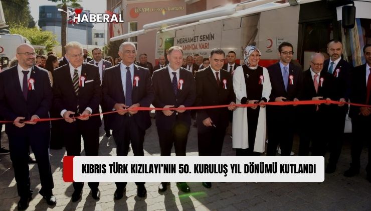 Kıbrıs Türk Kızılayı’nın 50. Kuruluş Yıl Dönümü, Düzenlenen Tören ve Konferans Programı ile Kutlandı