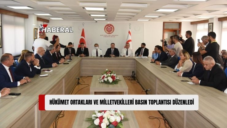 Hükümet ortakları Meclis Mavi Salon’da Basın Toplantısı Düzenledi: “CTP Tarihte Görülmemiş Bir Meclis İşgali Yaptı”