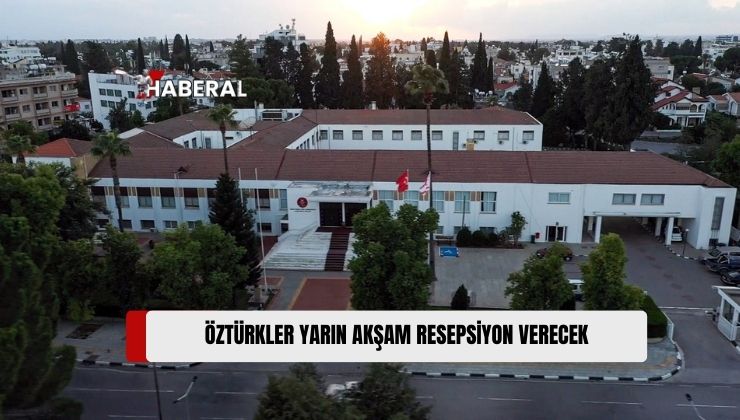 Cumhuriyet Meclisi Başkanı Ziya Öztürkler, Eşi Oya Öztürkler ile Birlikte, Yarın Akşam Resepsiyon Verecek