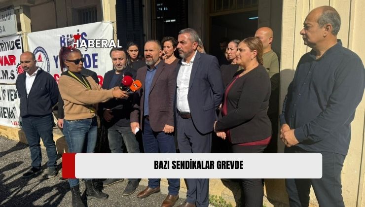 KTAMS, KAMUSEN, KAMU-İŞ ve HAKSEN, Lefkoşa Kaza Tapu Amirliği’nde Grev Yapıyor